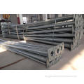 S235Jo Hot Galvanized High Mast iluminación de acero Polla de acero